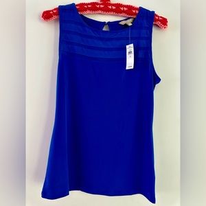 Banana Republic, dressy, cobalt blue tank